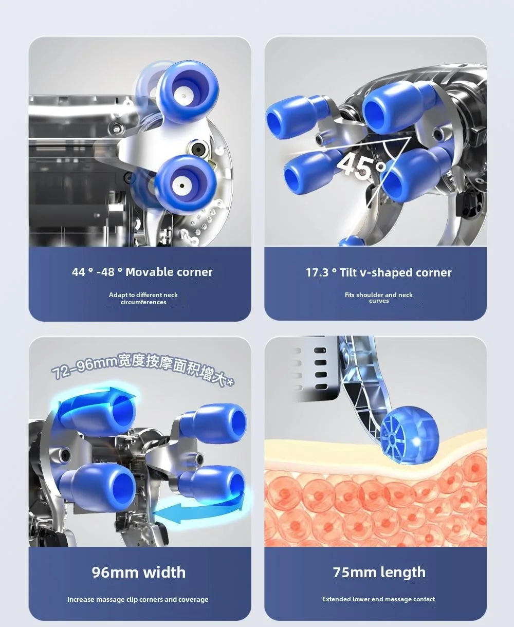 Rechargeable Heating Massage Pillow